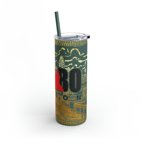 Image of Limited Edition Cambo Nation Golden Angkor Wat - Maars Maker Skinny Matte Tumbler, 20oz