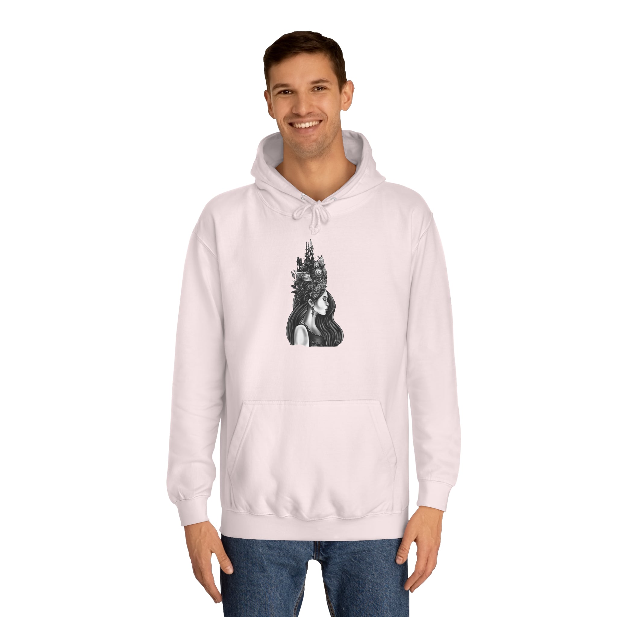 Cambodian Apsara - Unisex College Hoodie