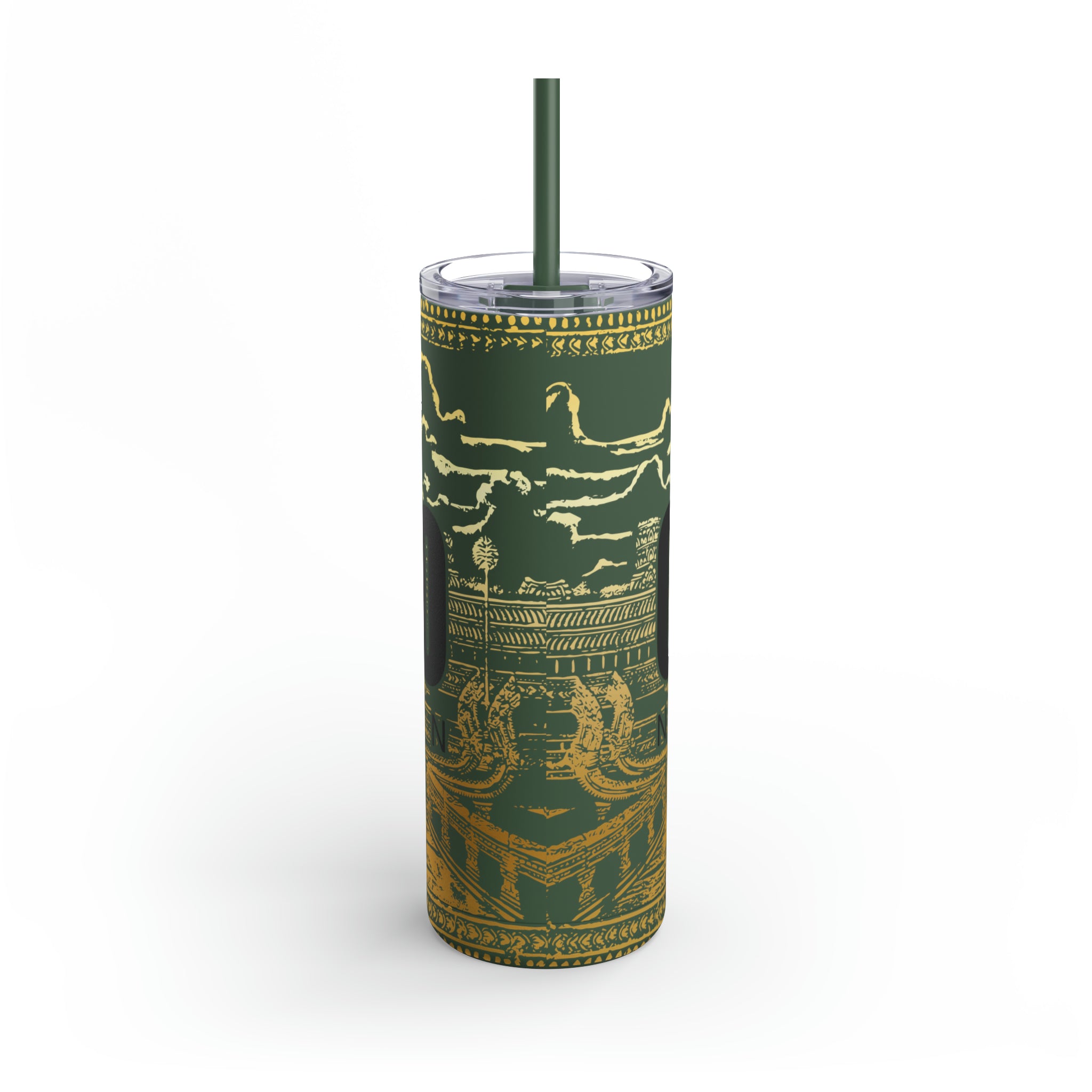 Limited Edition Cambo Nation Golden Angkor Wat - Maars Maker Skinny Matte Tumbler, 20oz