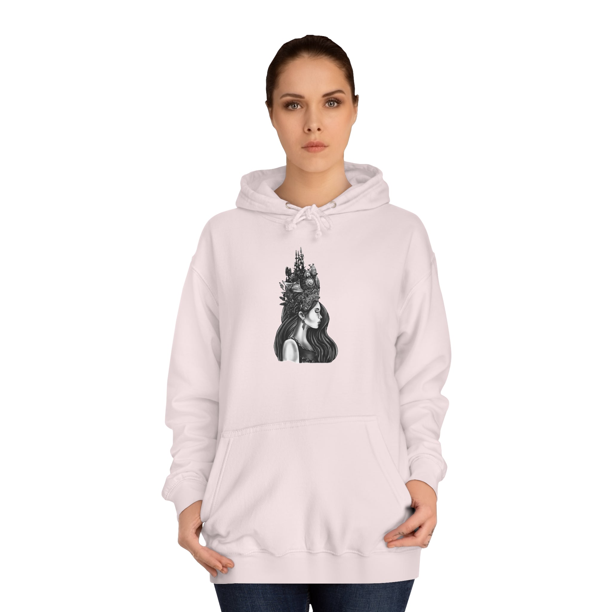 Cambodian Apsara - Unisex College Hoodie