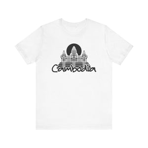 Cambodia with Angkor | Black Font