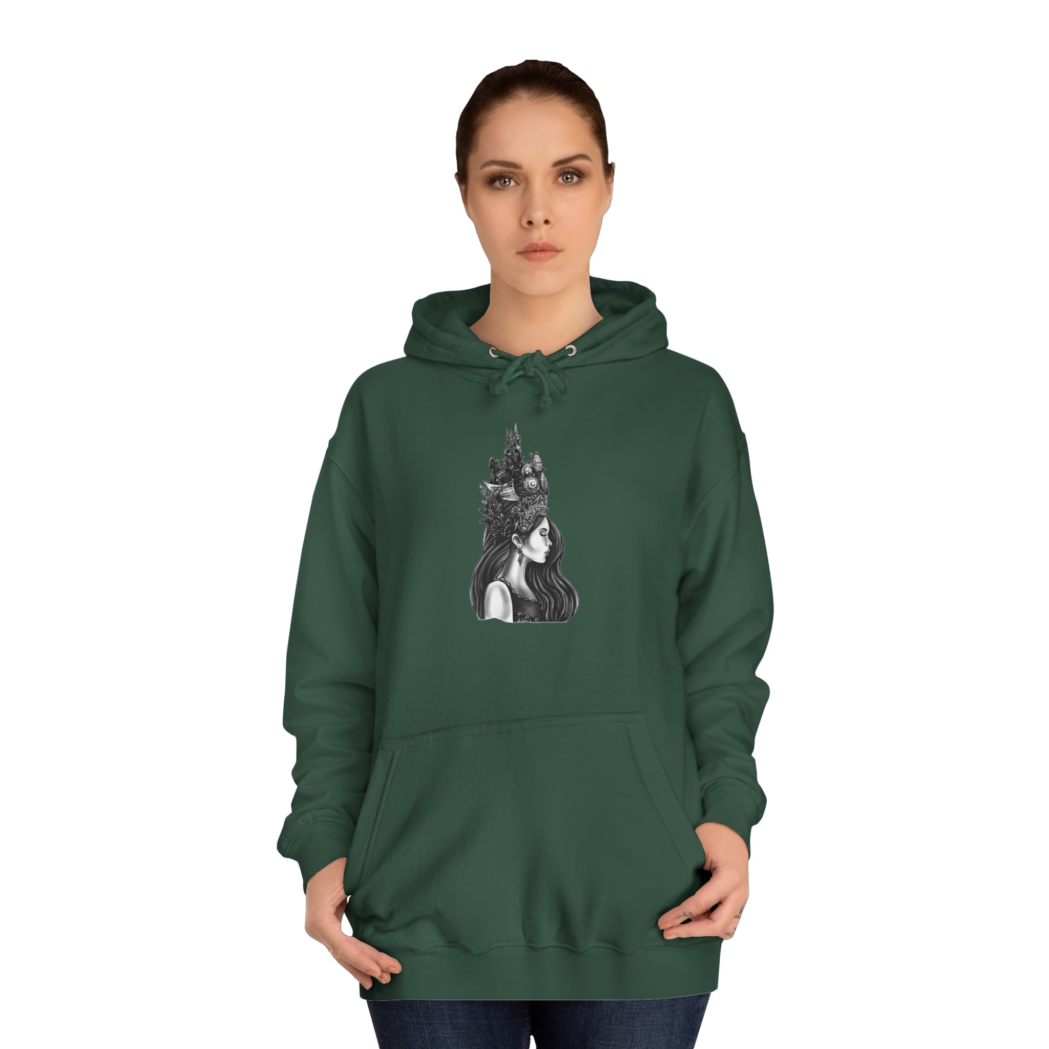 Cambodian Apsara - Unisex College Hoodie