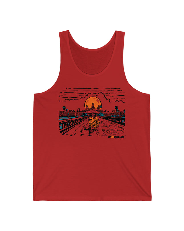 Angkor Sunset | Unisex Jersey Tank