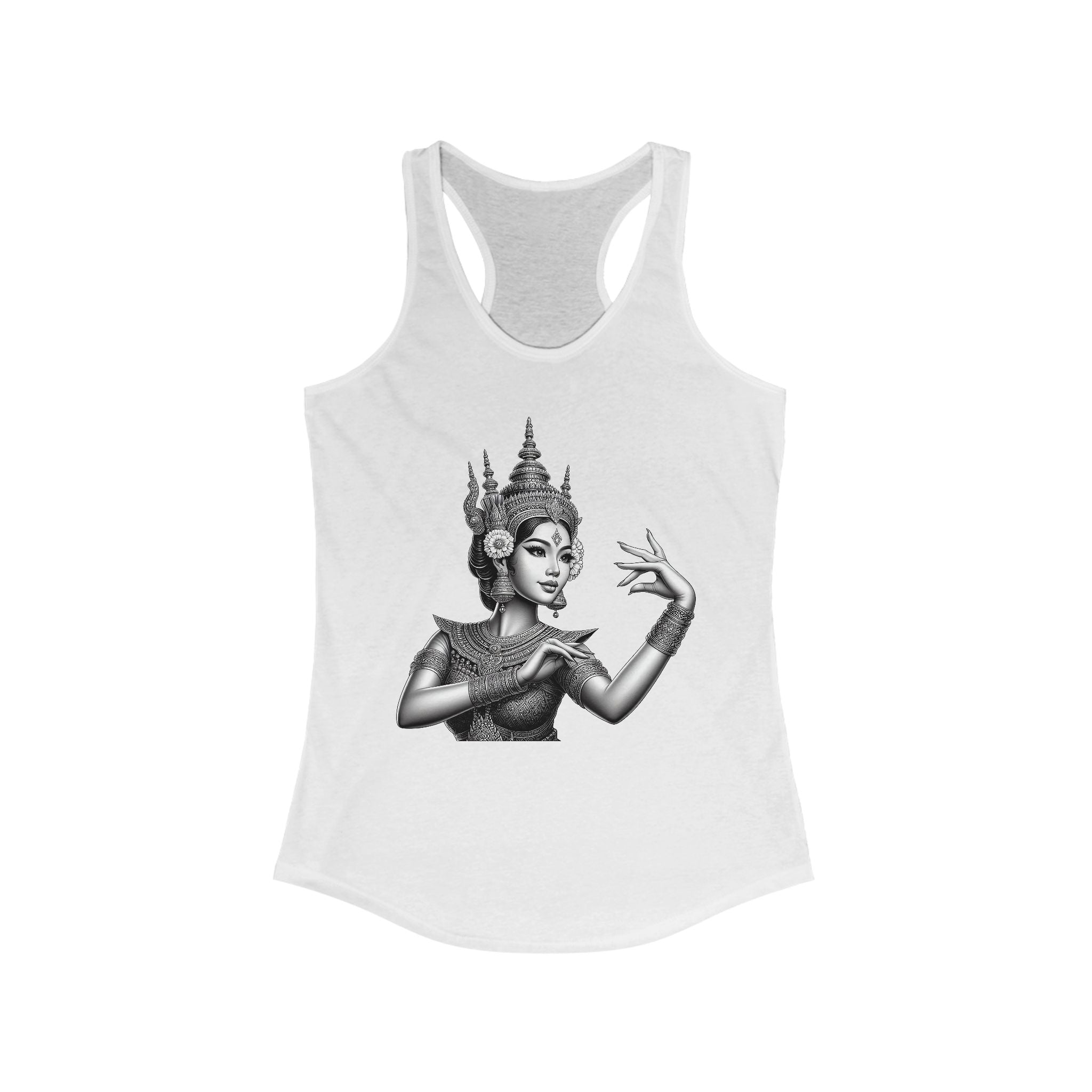 Cambodian Apsara Racer Tank top