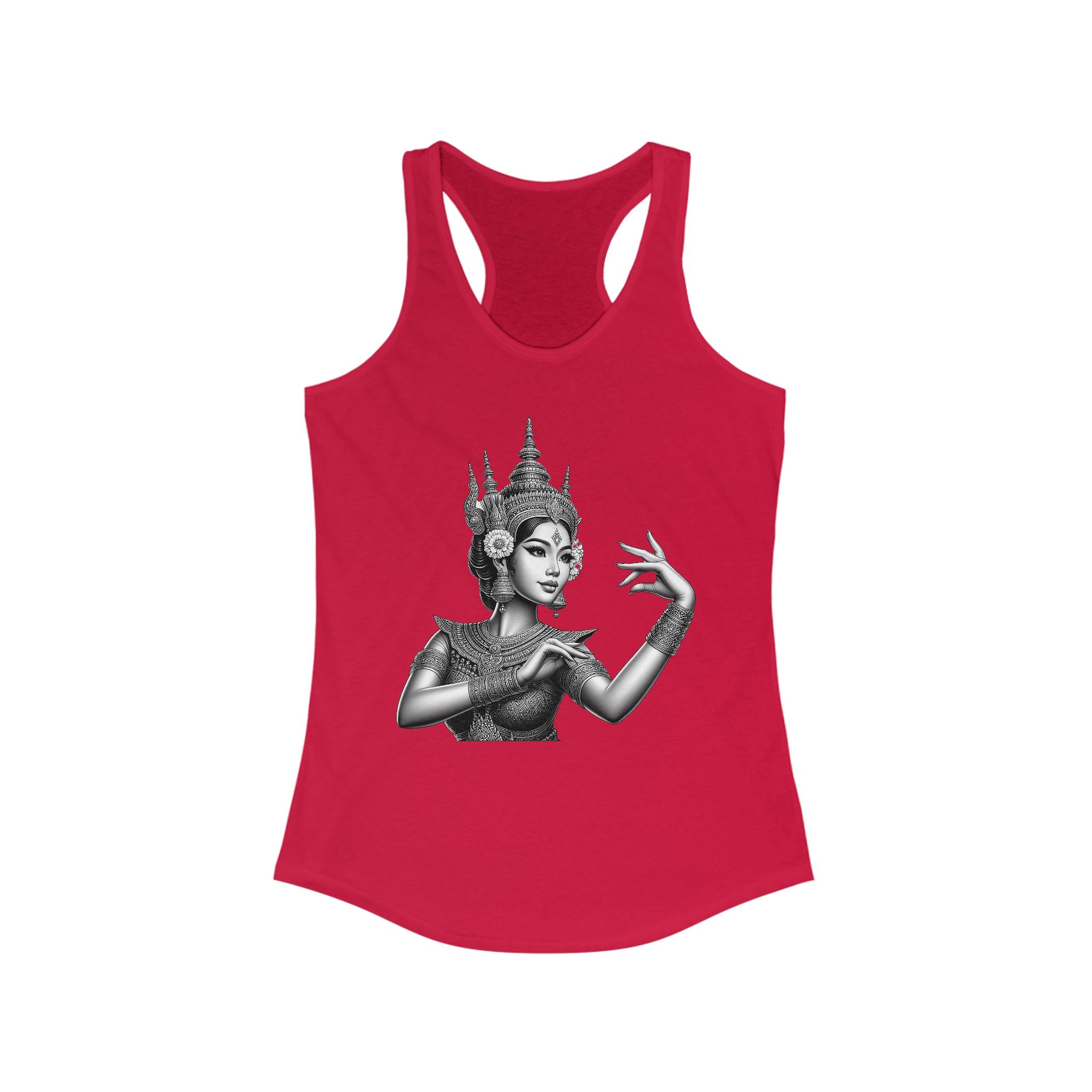 Cambodian Apsara Racer Tank top