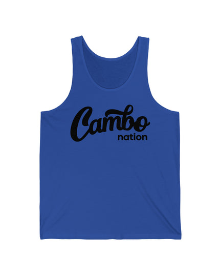 Cambo Nation Script | Unisex Jersey Tank