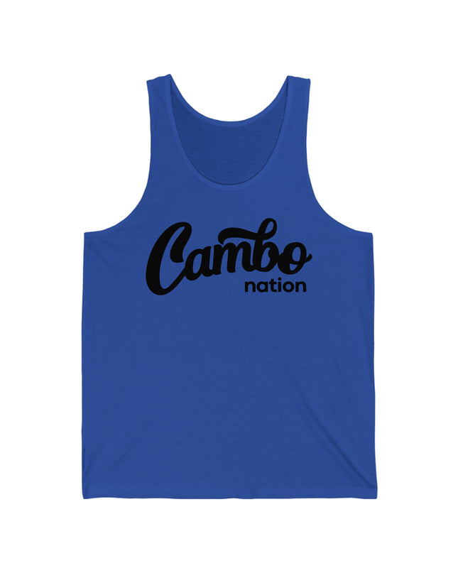Cambo Nation Script | Unisex Jersey Tank