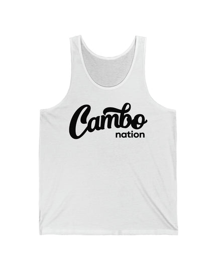 Cambo Nation Script | Unisex Jersey Tank