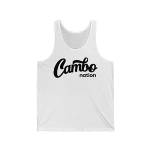 Cambo Nation Script | Unisex Jersey Tank