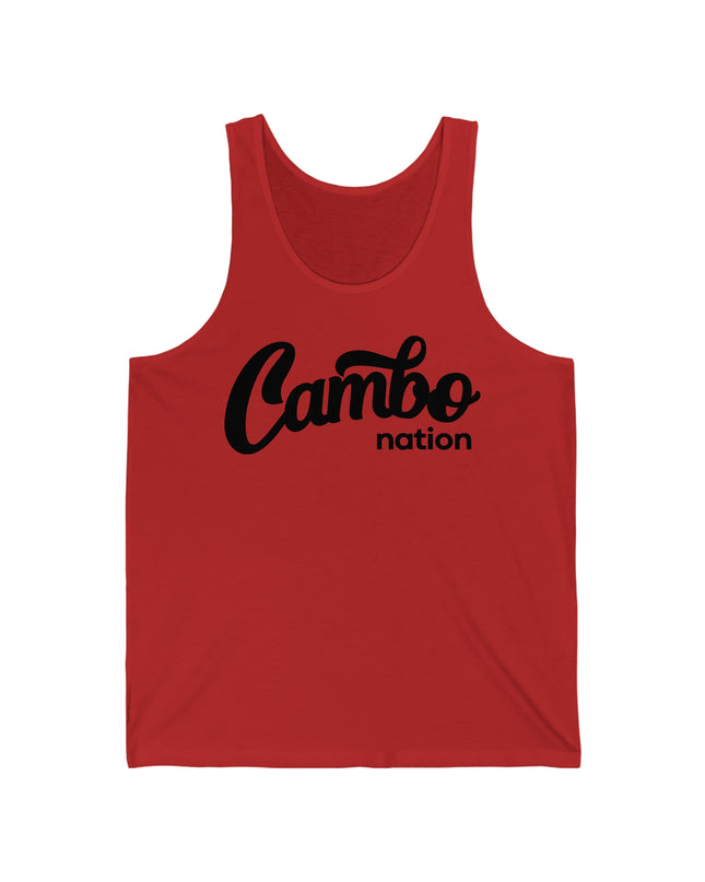 Cambo Nation Script | Unisex Jersey Tank