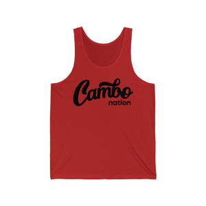 Cambo Nation Script | Unisex Jersey Tank