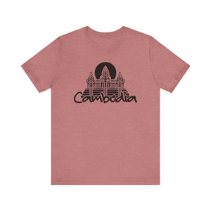 Cambodia with Angkor | Black Font