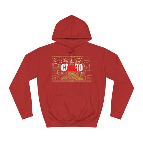 Image of Limited Edition Cambo Nation logo with golden Angkor Watt Premium cozy hoodie