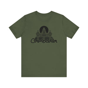 Cambodia with Angkor | Black Font