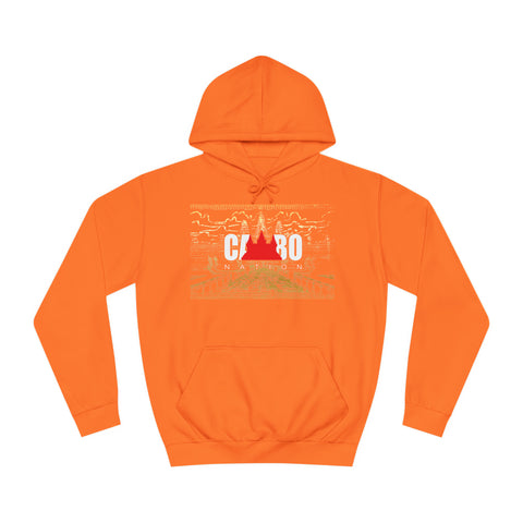 Image of Limited Edition Cambo Nation logo with golden Angkor Watt Premium cozy hoodie