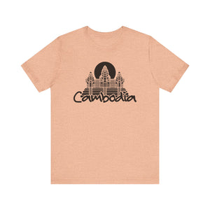 Cambodia with Angkor | Black Font