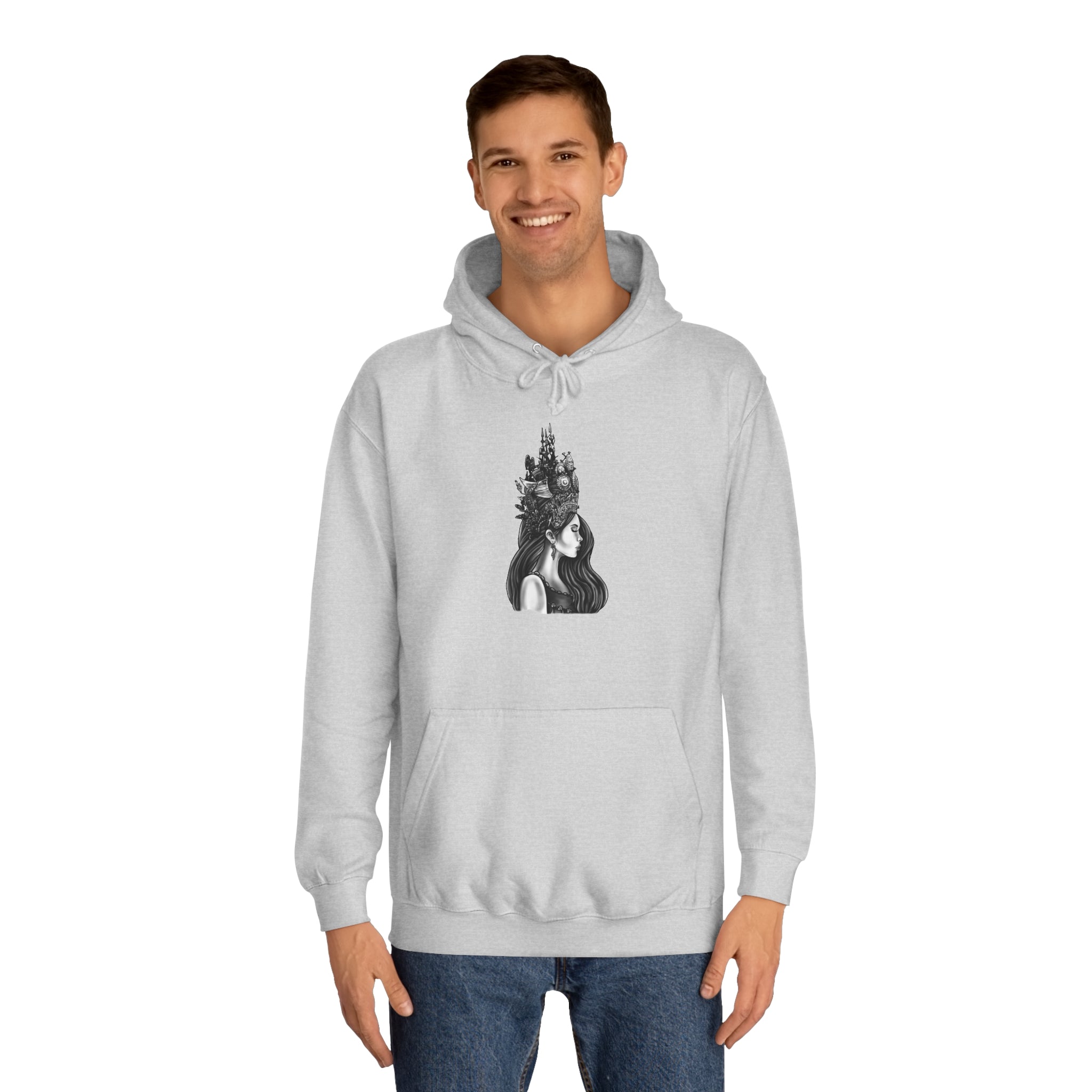 Cambodian Apsara - Unisex College Hoodie