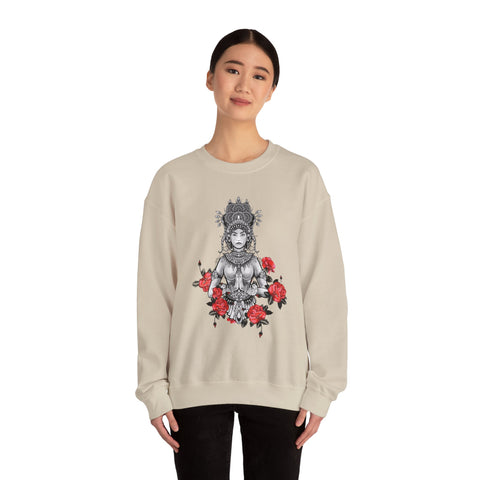 Image of Female Apsara - Unisex Crewneck Sweatshirt