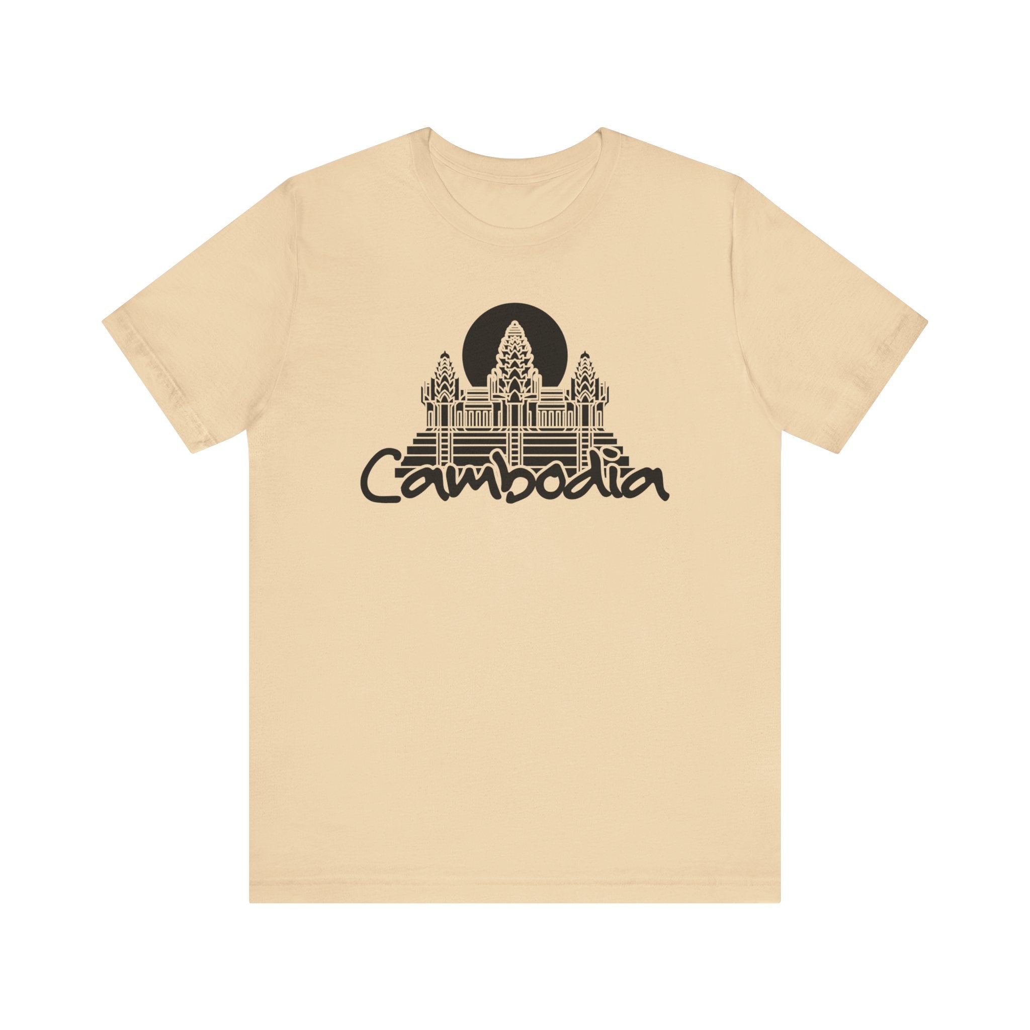 Cambodia with Angkor | Black Font