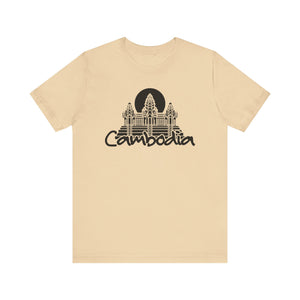 Cambodia with Angkor | Black Font