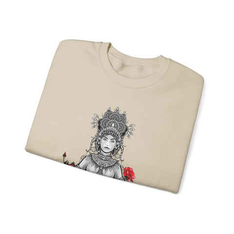 Image of Female Apsara - Unisex Crewneck Sweatshirt