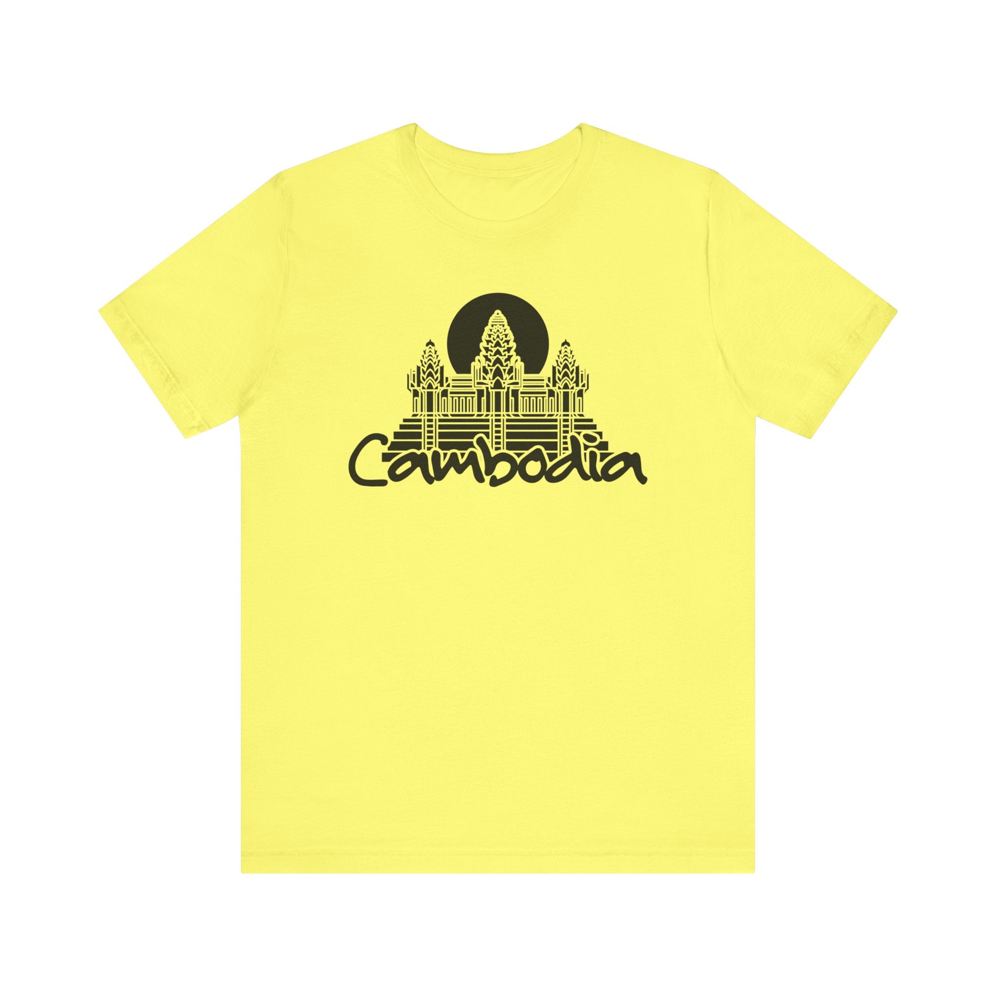 Cambodia with Angkor | Black Font