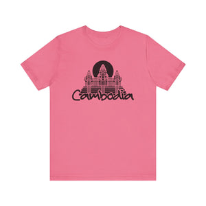 Cambodia with Angkor | Black Font