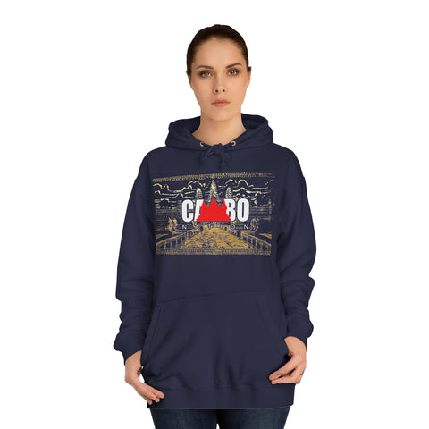 Image of Limited Edition Cambo Nation logo with golden Angkor Watt Premium cozy hoodie