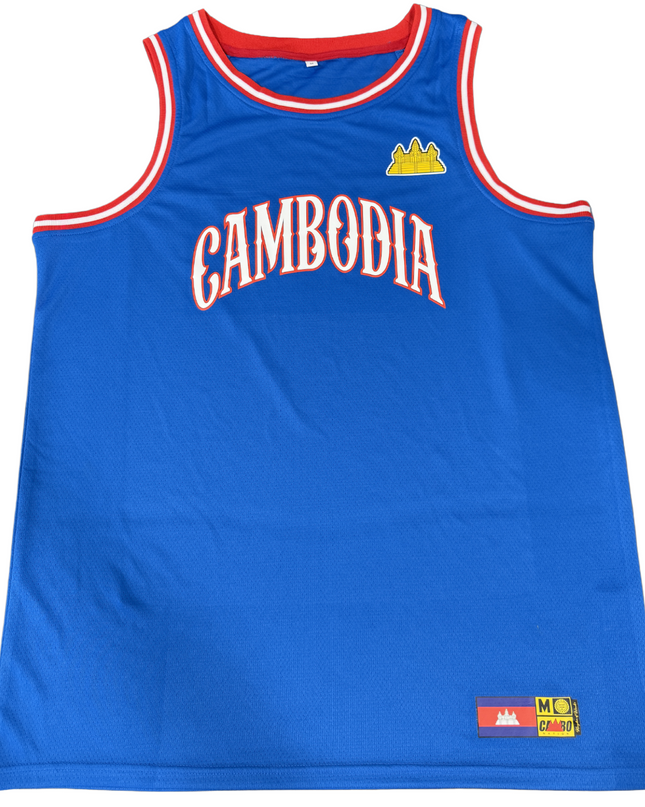 Cambodia Basketball Jersey - Royal Blue