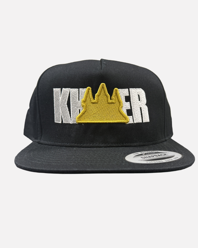 KHMER Snapback Hat - Limited Edition Metallic Gold