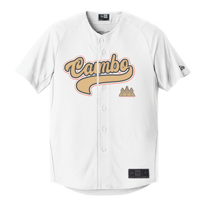 New Era - Cambo Baseball Jersey White/Gold